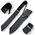 Premium Rambo IV Machete Cosplay Replica with Ebony Stand