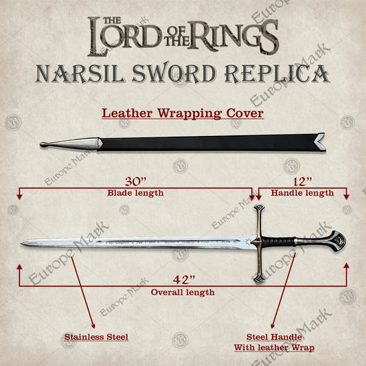 Anduril Sword Replica – LOTR Hero’s Blade