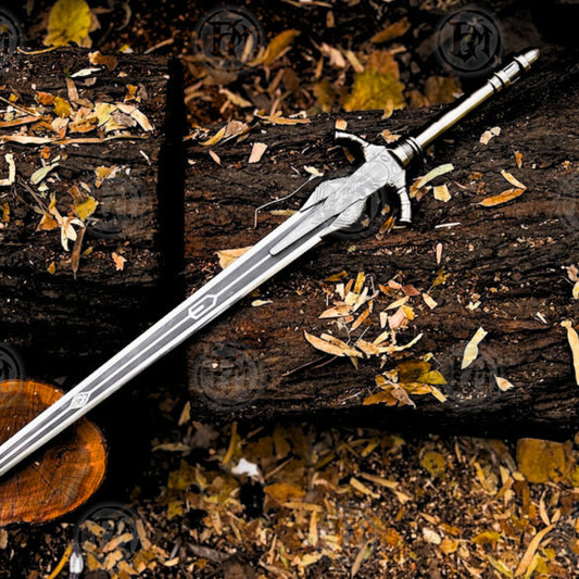 Premium Dark Souls Artorias Greatsword Replica with Ebony Plaque