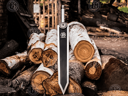  Berserk Guts Dragon Slayer Sword – High-Quality Replica with Leather Handle