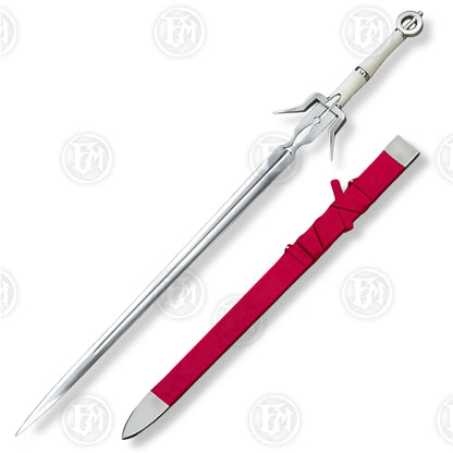 Premium Ciri's Zireael Sword Witcher 3 Replica with stainless steel blade.