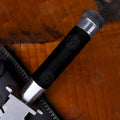 Premium Commando Movie Bowie Knife Replica with Walnut Stand
