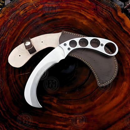 Premium Dexter Morgan 4-Piece Knife Cosplay Set with Mahogany Case