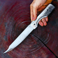 Premium Dexter Morgan Knife Cosplay Replica with Walnut Stand