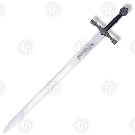 Premium Excalibur Cadet King Arthur Sword Replica with stainless steel blade.