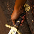 Premium Excalibur Sword Cosplay Replica with Oak Stand