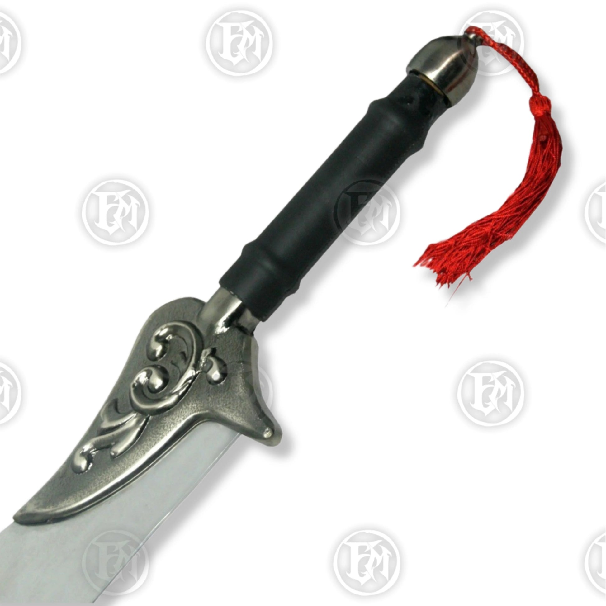 Premium Final Fantasy Auron Katana Sword Replica with stainless steel blade.