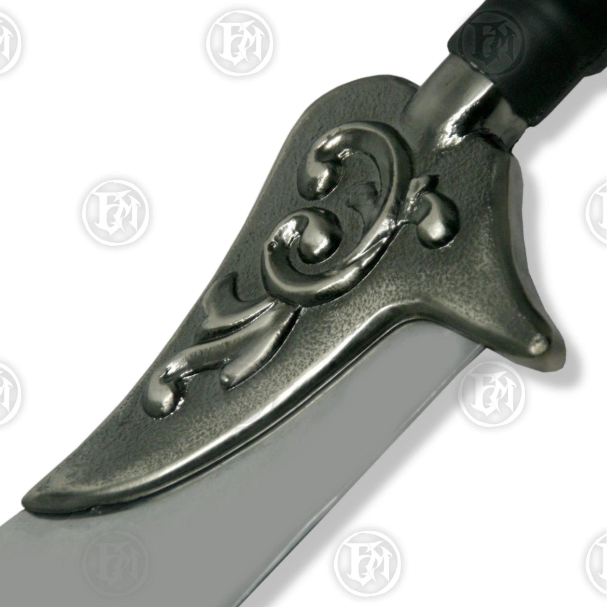 Premium Final Fantasy Auron Katana Sword Replica with stainless steel blade.