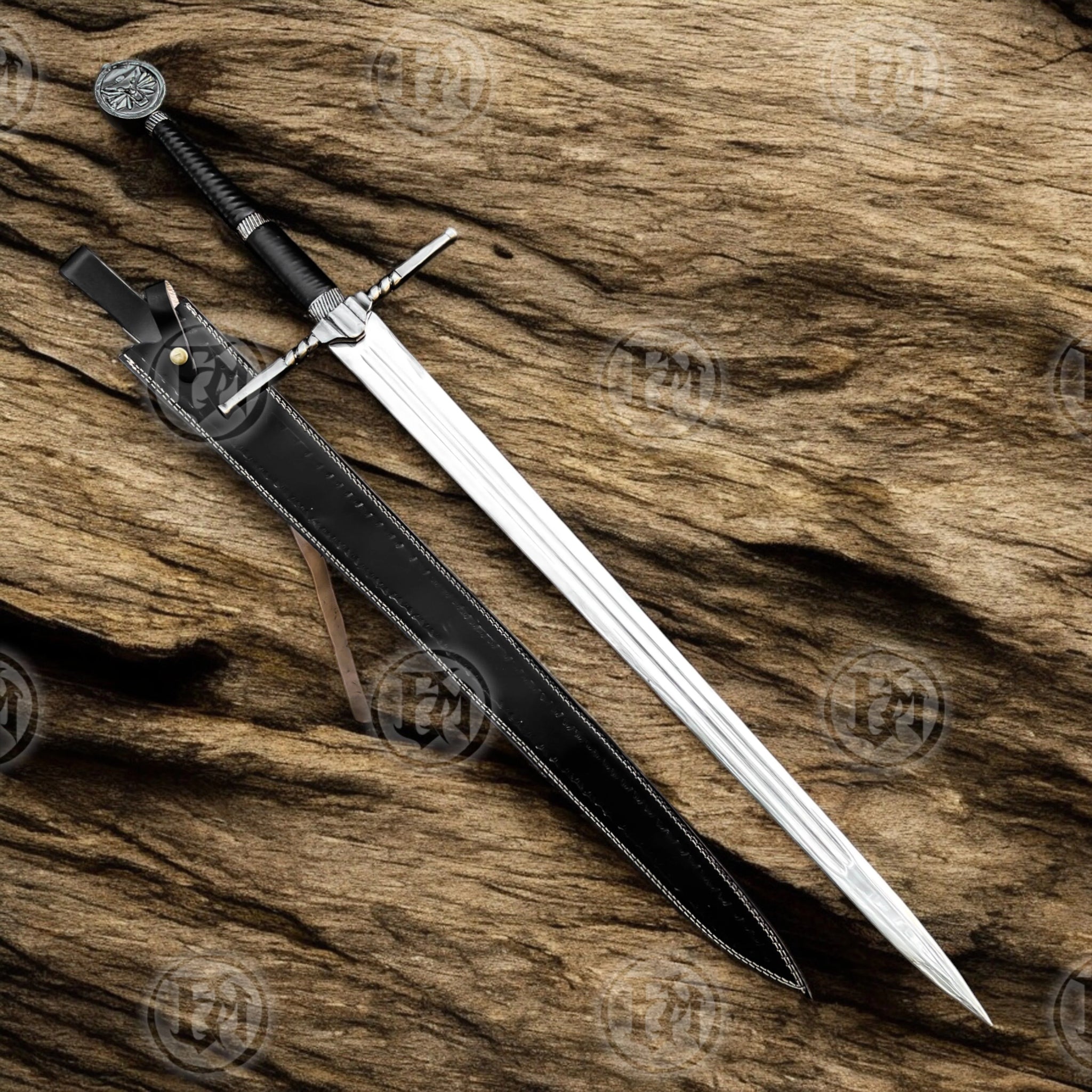 Witcher Geralt Steel Sword Replica Scabbard