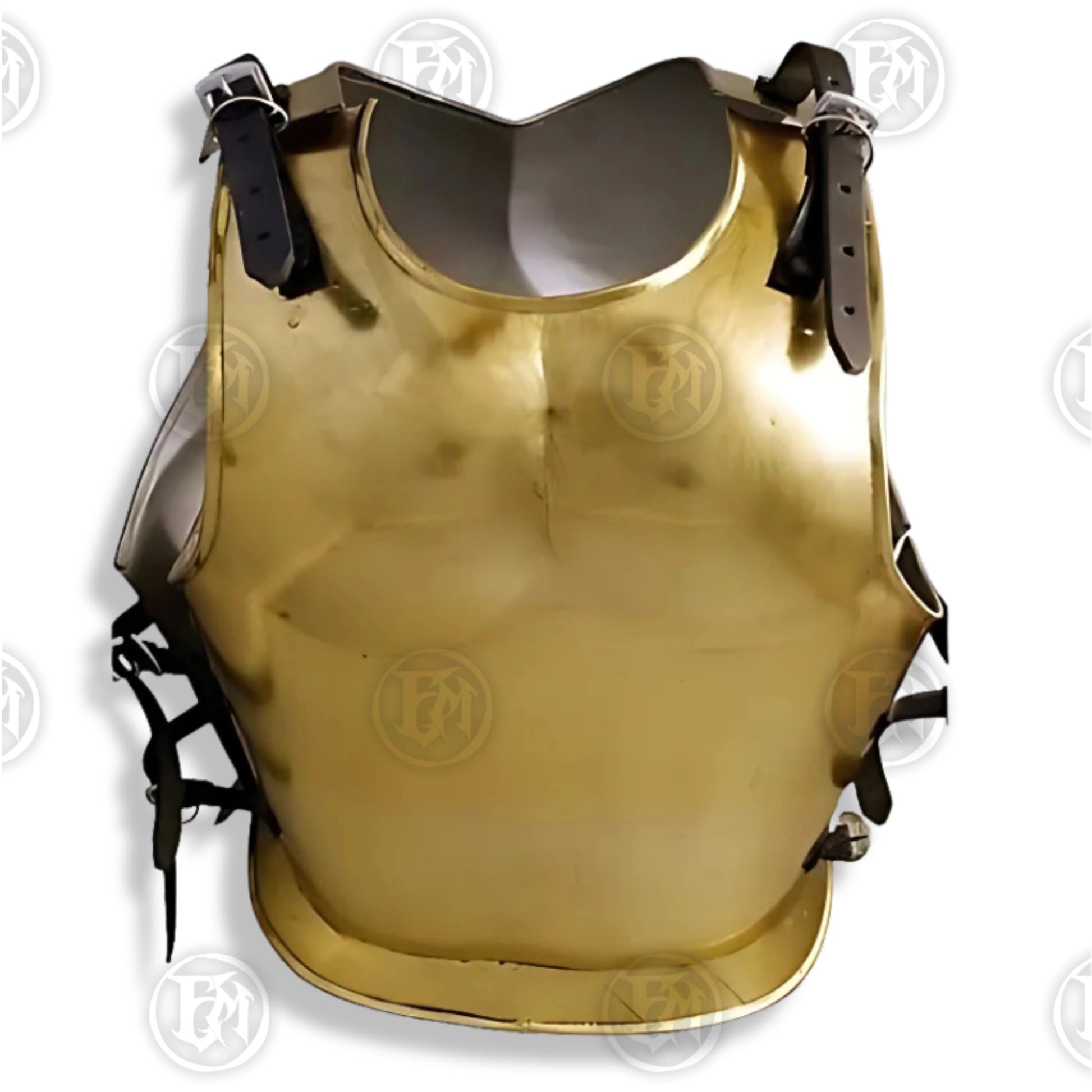 Premium Greek Muscle Cuirass Armor Replica Goldwith high-carbon stainless steel.