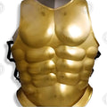 Premium Greek Muscle Cuirass Armor Replica Goldwith high-carbon stainless steel.