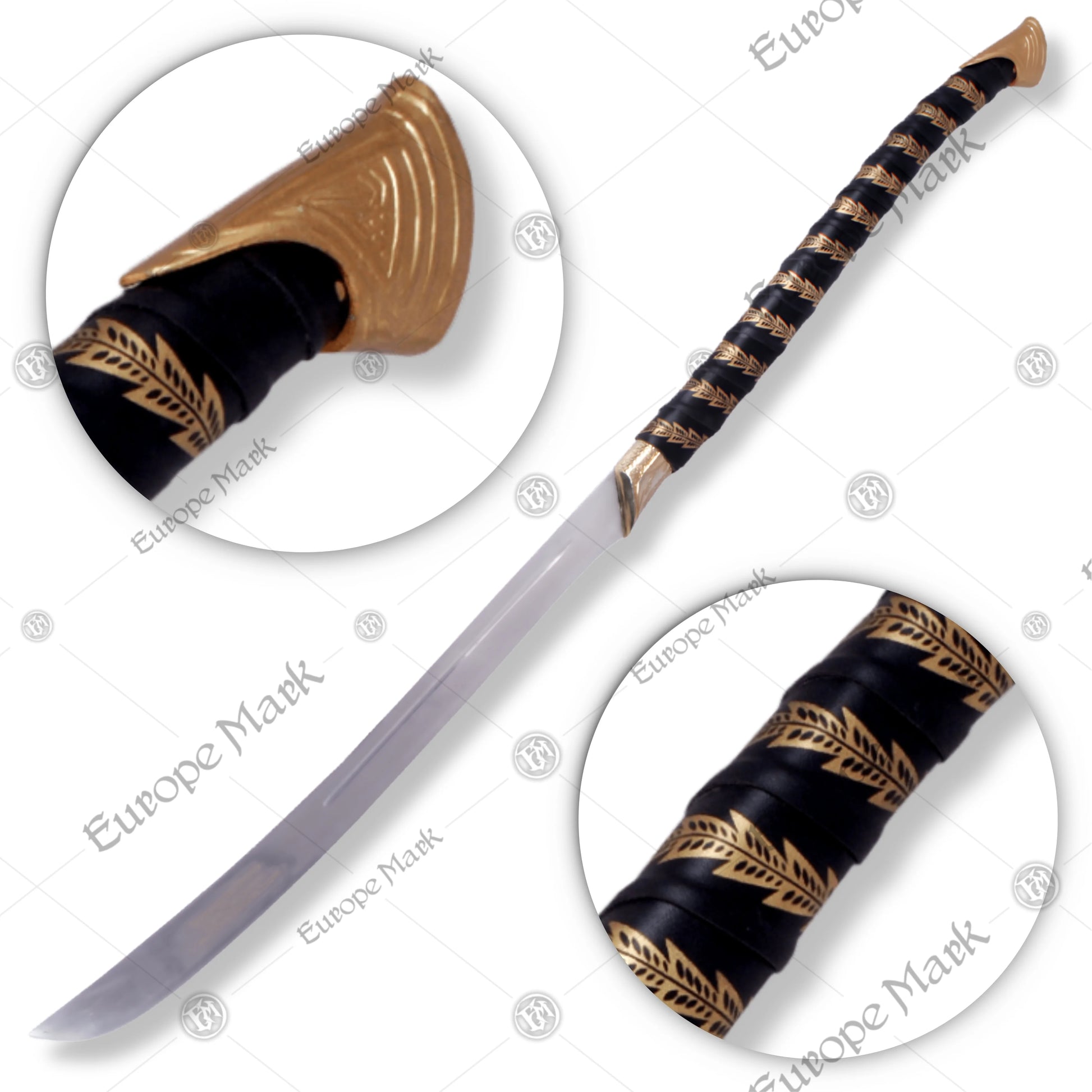 Premium High Elven Warrior Sword LOTR Replica with stainless steel blade.