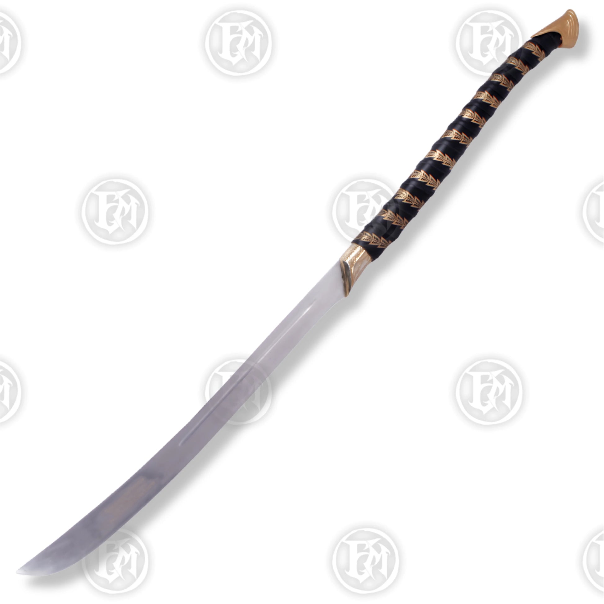 Premium High Elven Warrior Sword LOTR Replica with stainless steel blade.