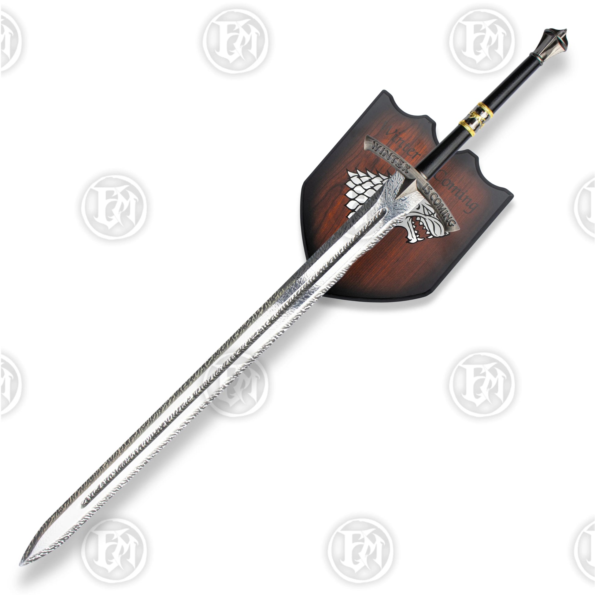 Premium Ice Eddard Starks Game of Thrones Sword Replica with damascus steel.