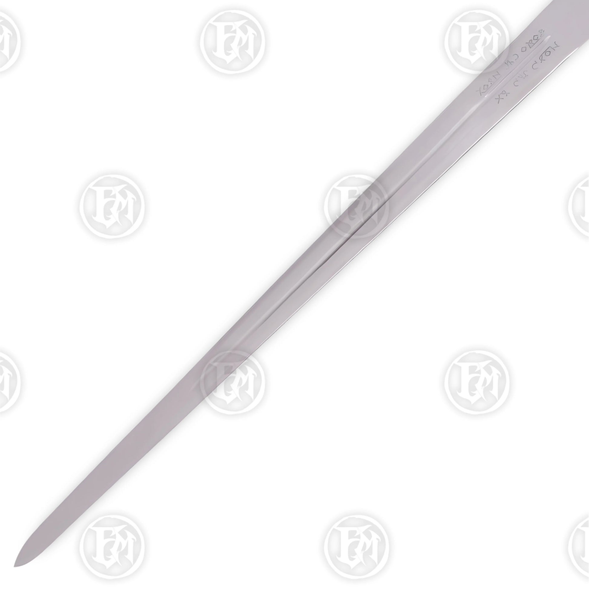 Premium King Arthur Excalibur Movie Silver Sword Replica with stainless steel blade.