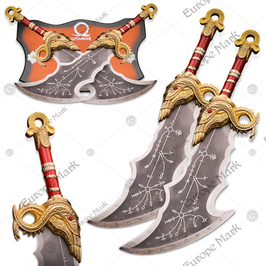 Kratos Red Chaos Blades Replica GOW