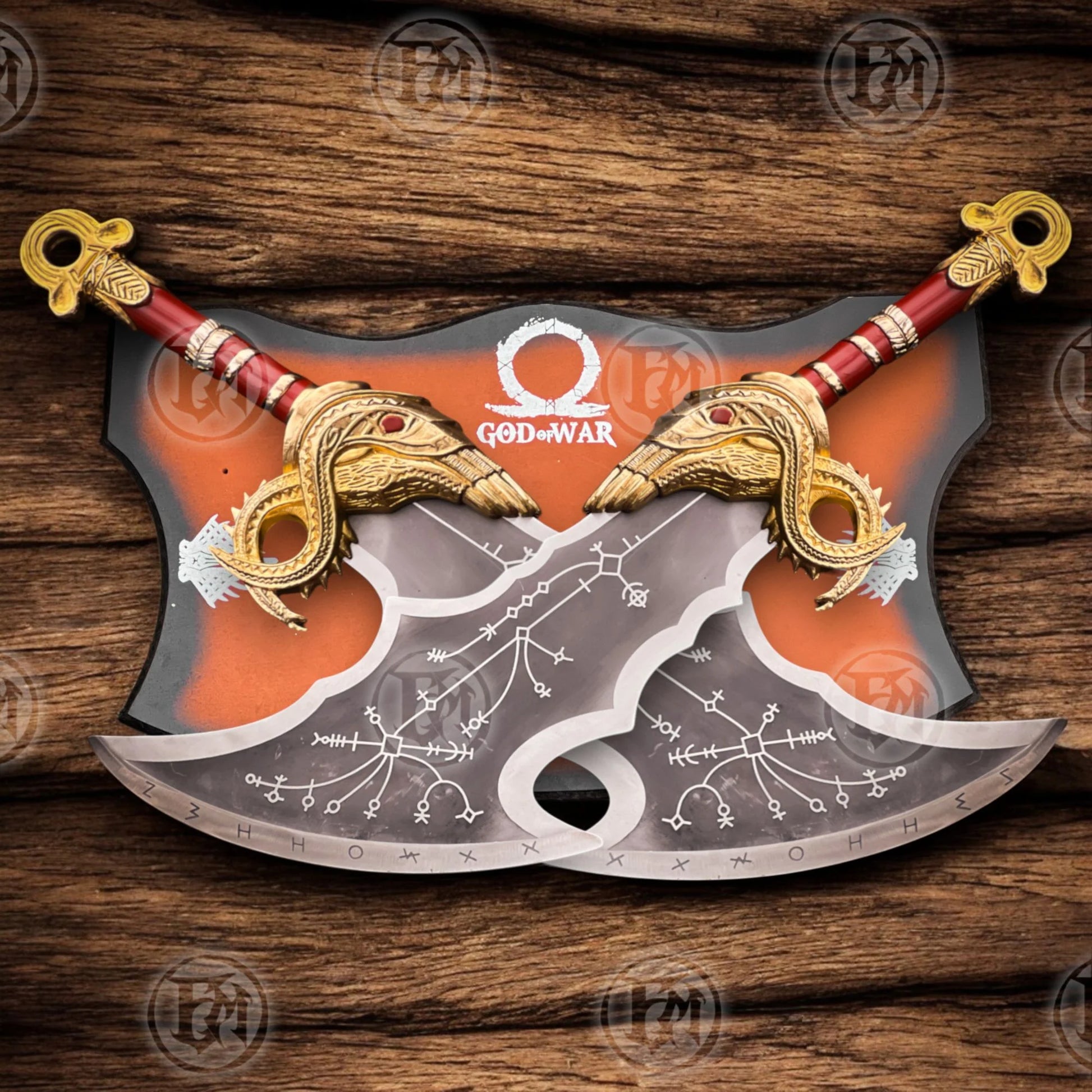 Kratos Red Chaos Blades Replica GOW
