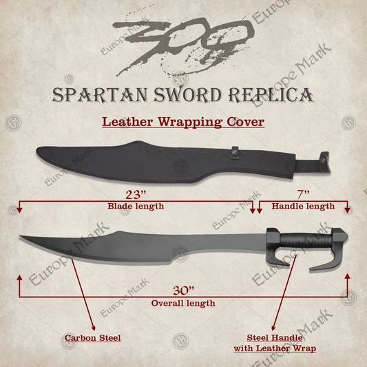 King Leonidas Spartan Sword Replica Collectible