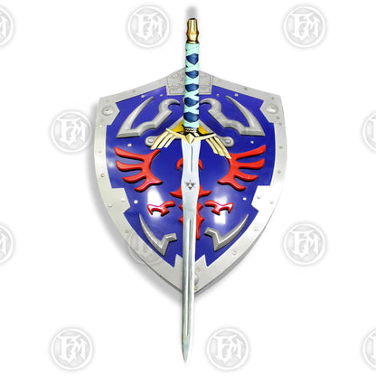 Zelda Hero Sword and Hylian Shield Set