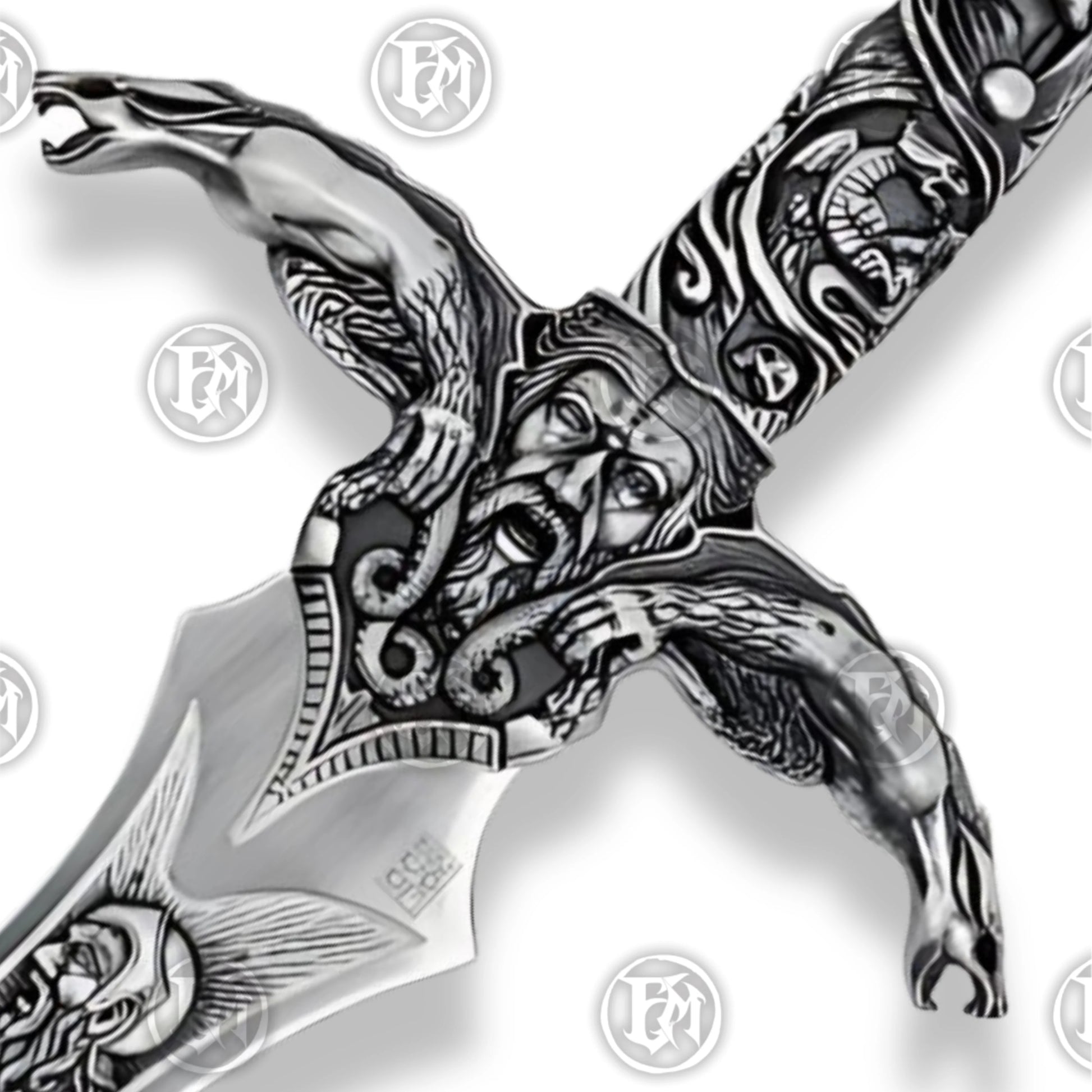 Premium Merlin Excalibur Movie Sword Replica with stainless steel blade.