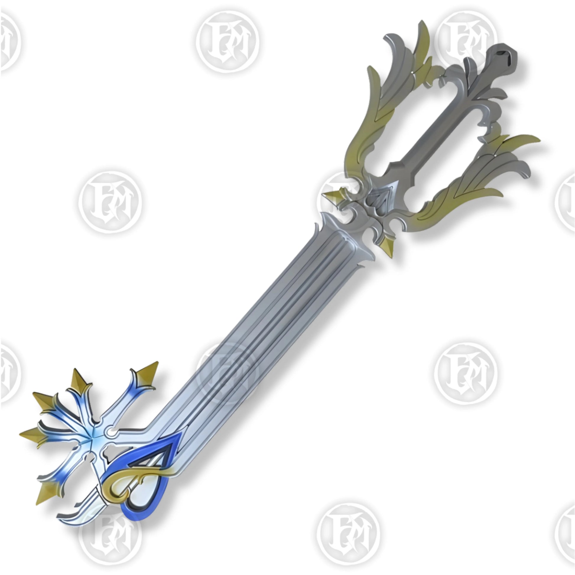 Premium Oathkeeper Kingdom Hearts Keyblade Replica with high-density foam.