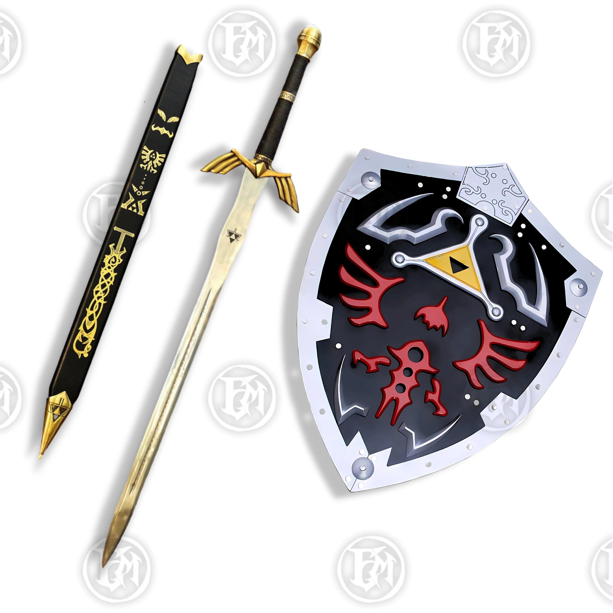 Link Ornate Prophecy & Shield Set – Zelda Collectible