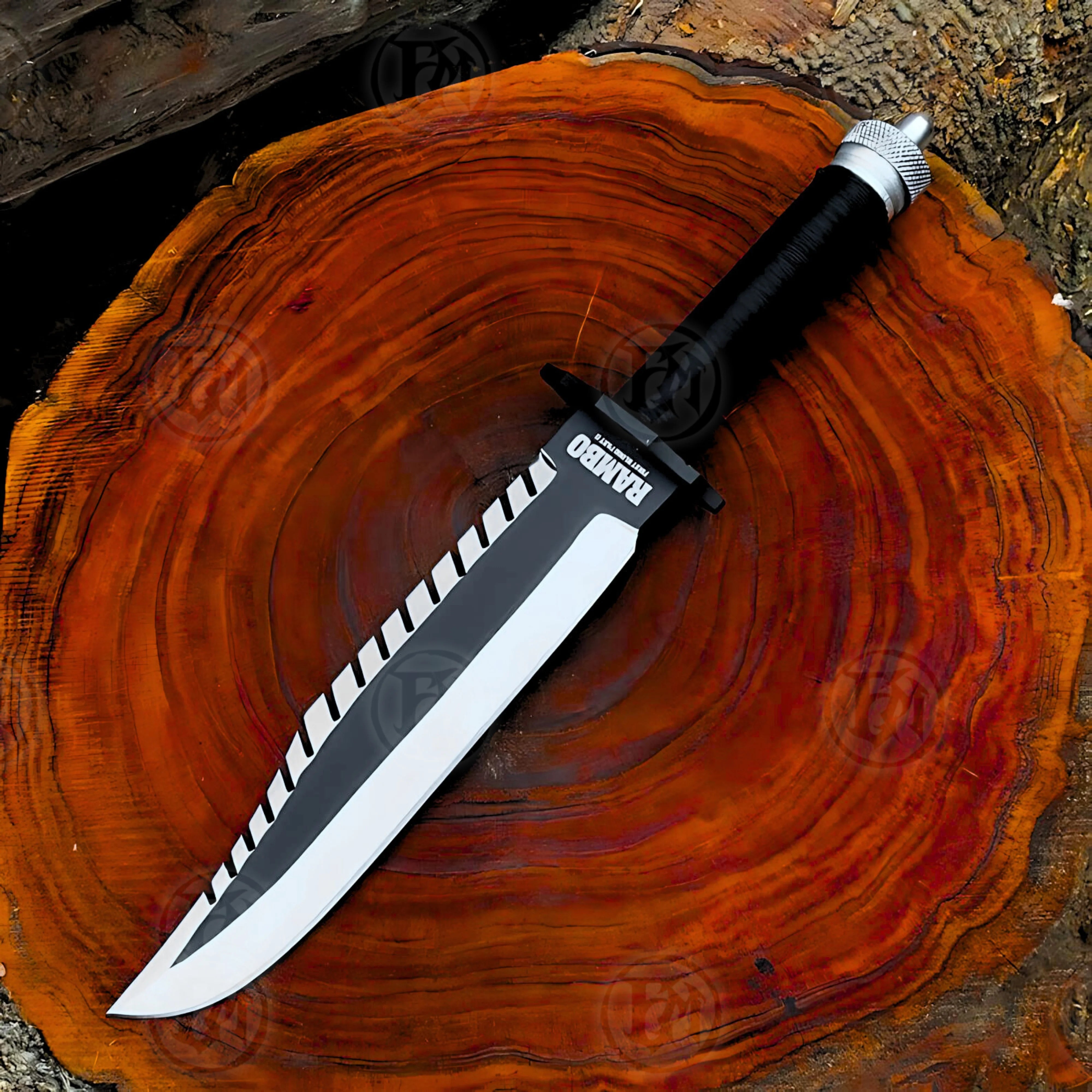 Rambo First Blood Part II ナイフ Rambo First Blood Part II Knife Replica – Survival Kit & Sheath