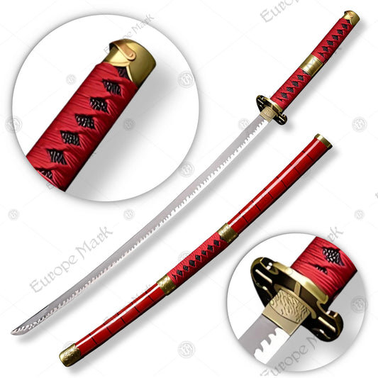 Premium Roronoa Zoro's Sword Replica One Piece with Ebony Stand