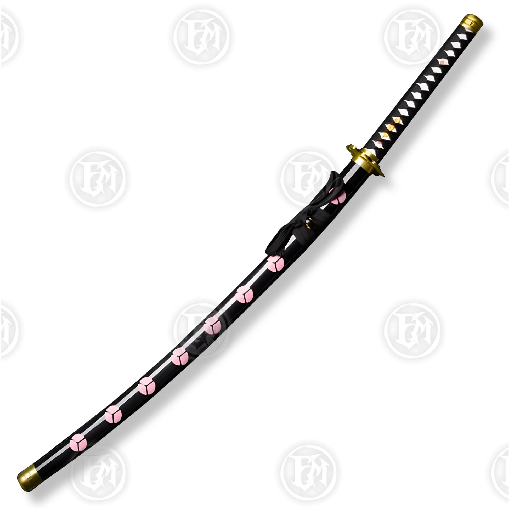 Premium Roronoa Zoro's Sword Replica One Piece with Ebony Stand