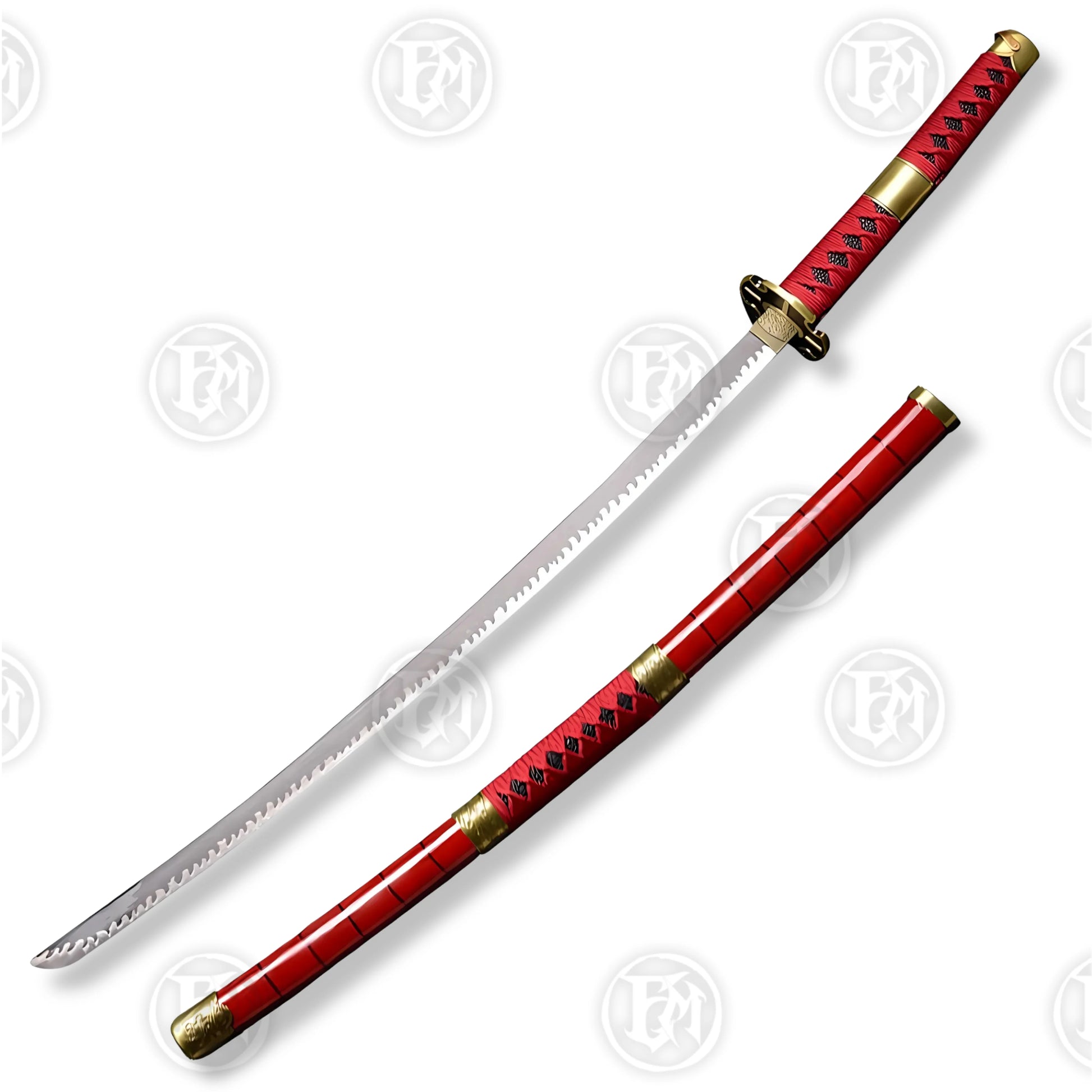 Premium Roronoa Zoro's Sword Replica One Piece with Ebony Stand