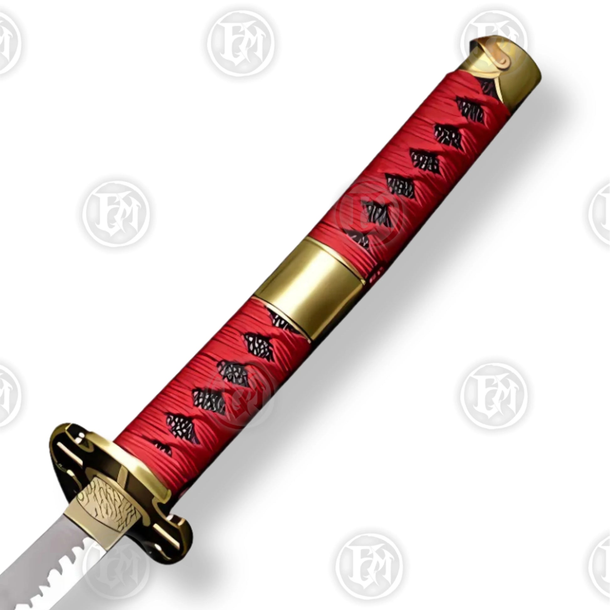 Premium Roronoa Zoro's Sword Replica One Piece with Ebony Stand
