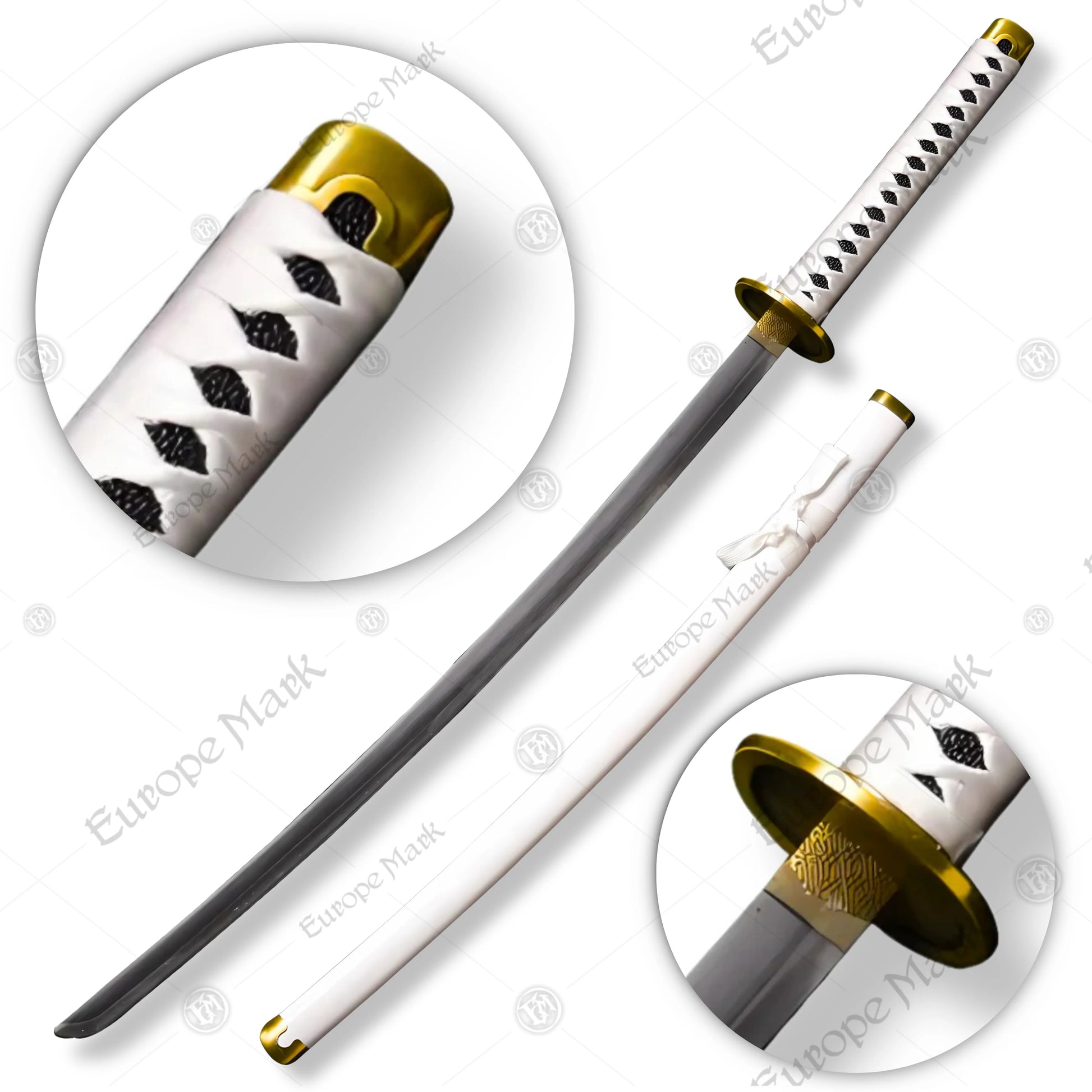 Premium Roronoa Zoro's Sword Replica One Piece with Ebony Stand