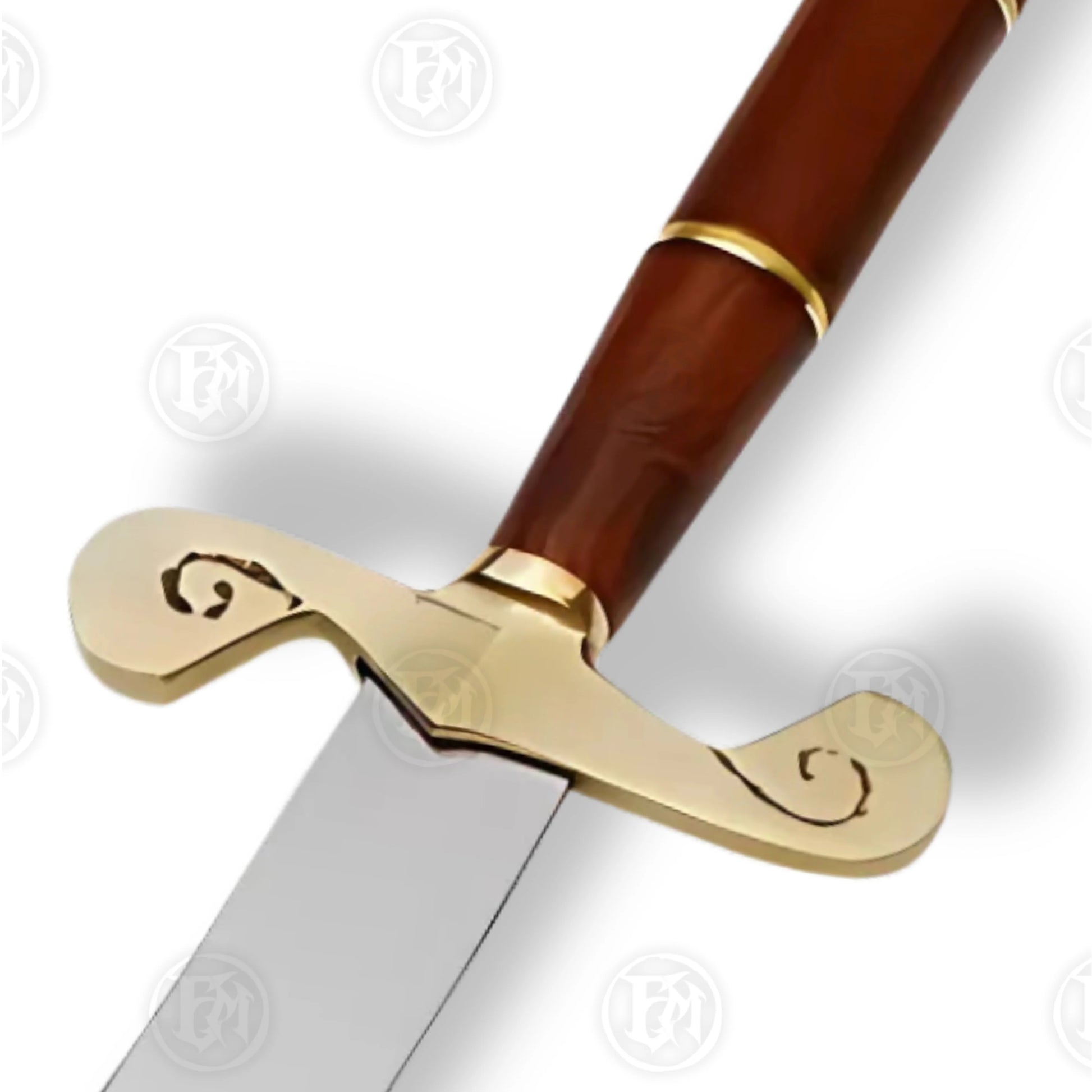 Premium Sinbad Legendary Scimitar Sword Replica with Mahogany Stand.