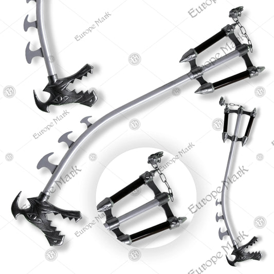Premium Sora Fatal Crest Dragon Kingdom Hearts Keyblade Replica with stainless steel blade.