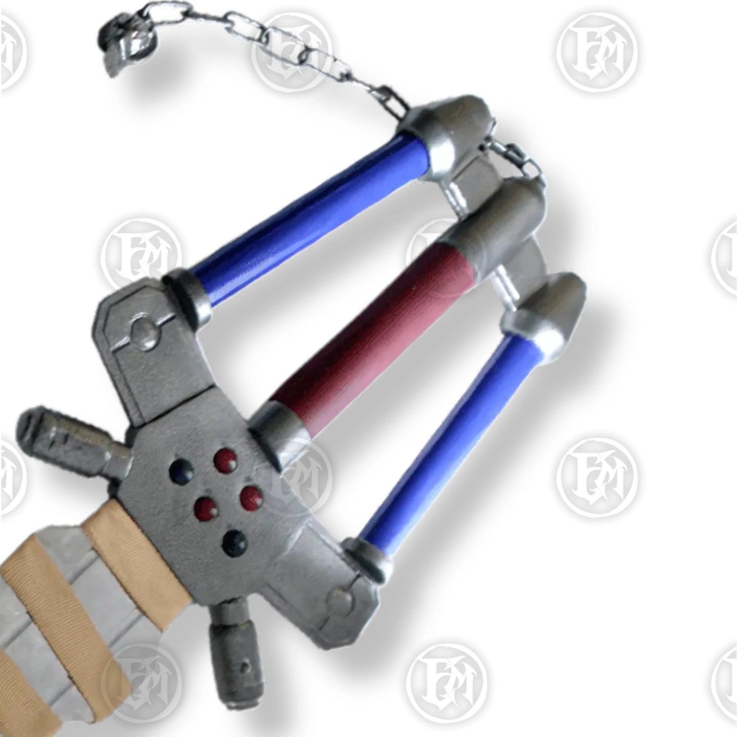 Premium Sora Fenrir Kingdom Hearts Keyblade Replica with high-quality stainless steel.