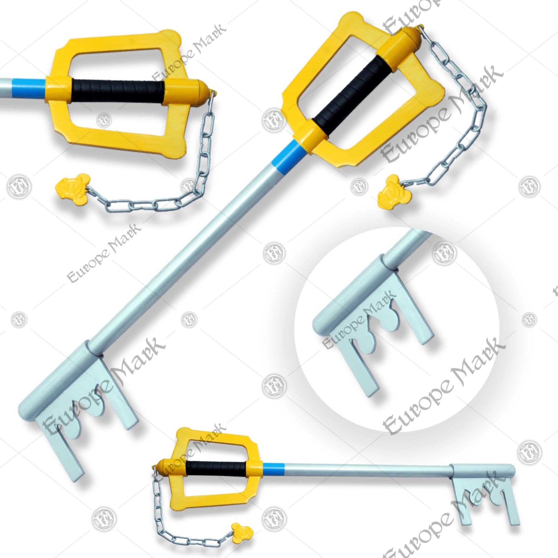 Premium Sora Kingdom Hearts Keyblade Replica with stainless steel blade.