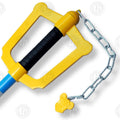 Premium Sora Kingdom Hearts Keyblade Replica with stainless steel blade.