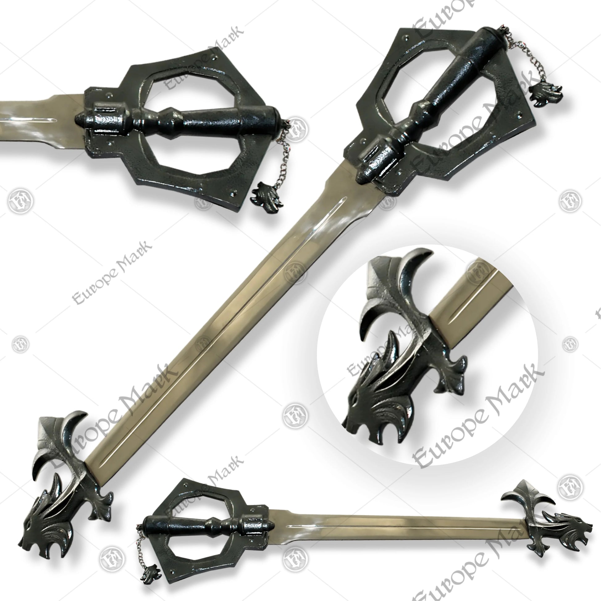 Premium Sora Sleeping Lion Kingdom Hearts Keyblade Replica with stainless steel blade.