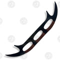 Premium Star Trek Full Tang Black Klingon Bat'leth Replica witn stainless steel blade.
