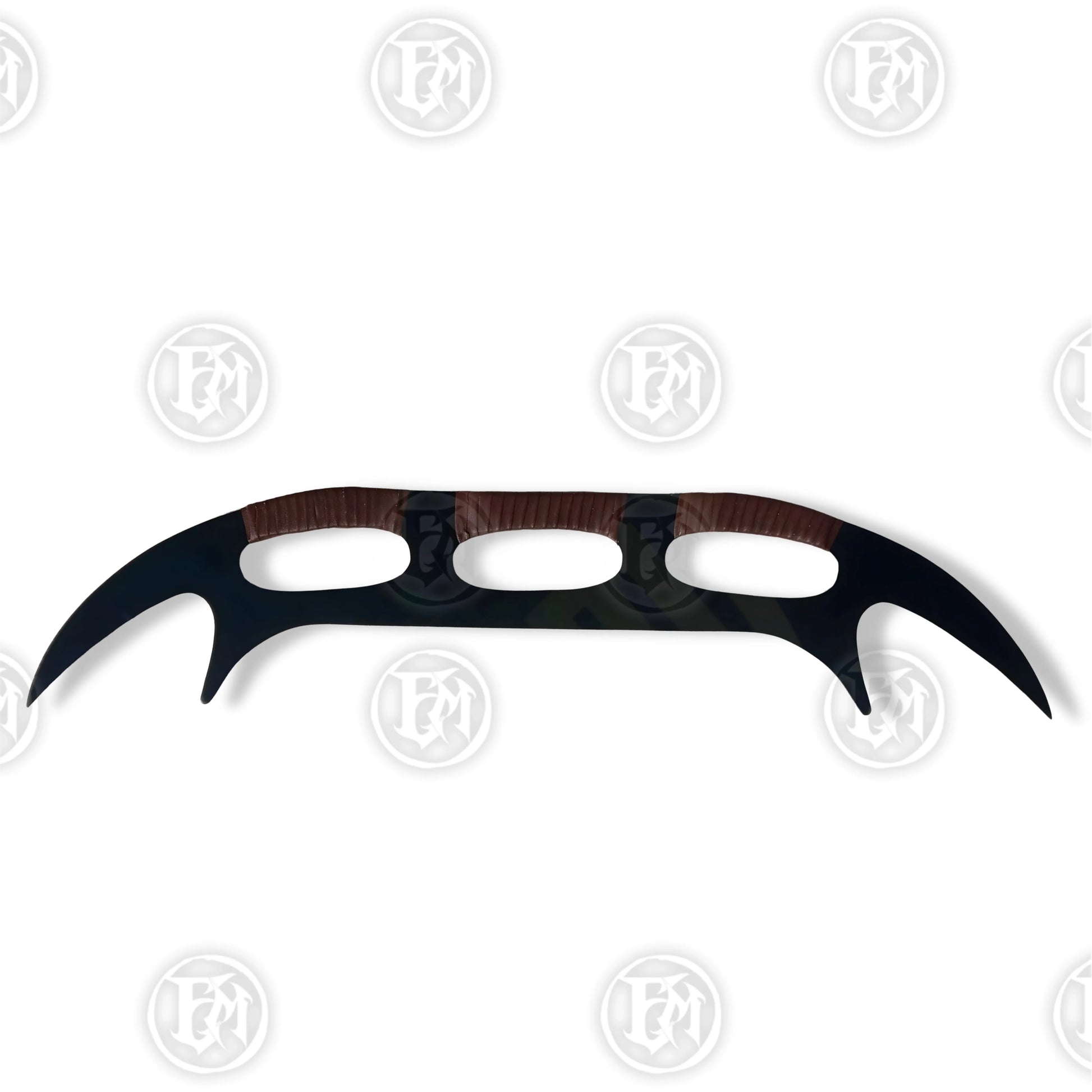 Premium Star Trek Full Tang Black Klingon Bat'leth Replica witn stainless steel blade.