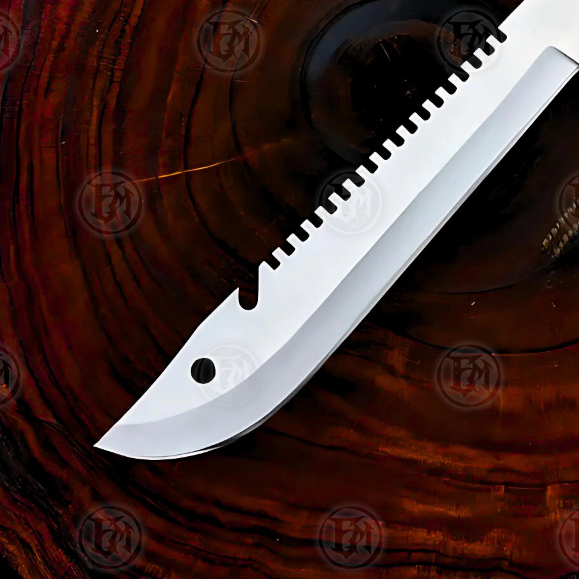 Premium Supernatural Dean’s Machete Knife Replica with Walnut Stand