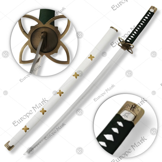 Premium Tashigi Shigure One Piece Katana Replica with stainless steel blade.