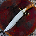 Premium Tombstone Billy Clanton Bowie Knife Replica with 1095 carbon steel.