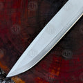 Premium Tombstone Billy Clanton Bowie Knife Replica with 1095 carbon steel.