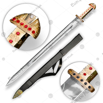 Viking Gold Edition Sword Replica – King Ragnar Lothbrok's Blade