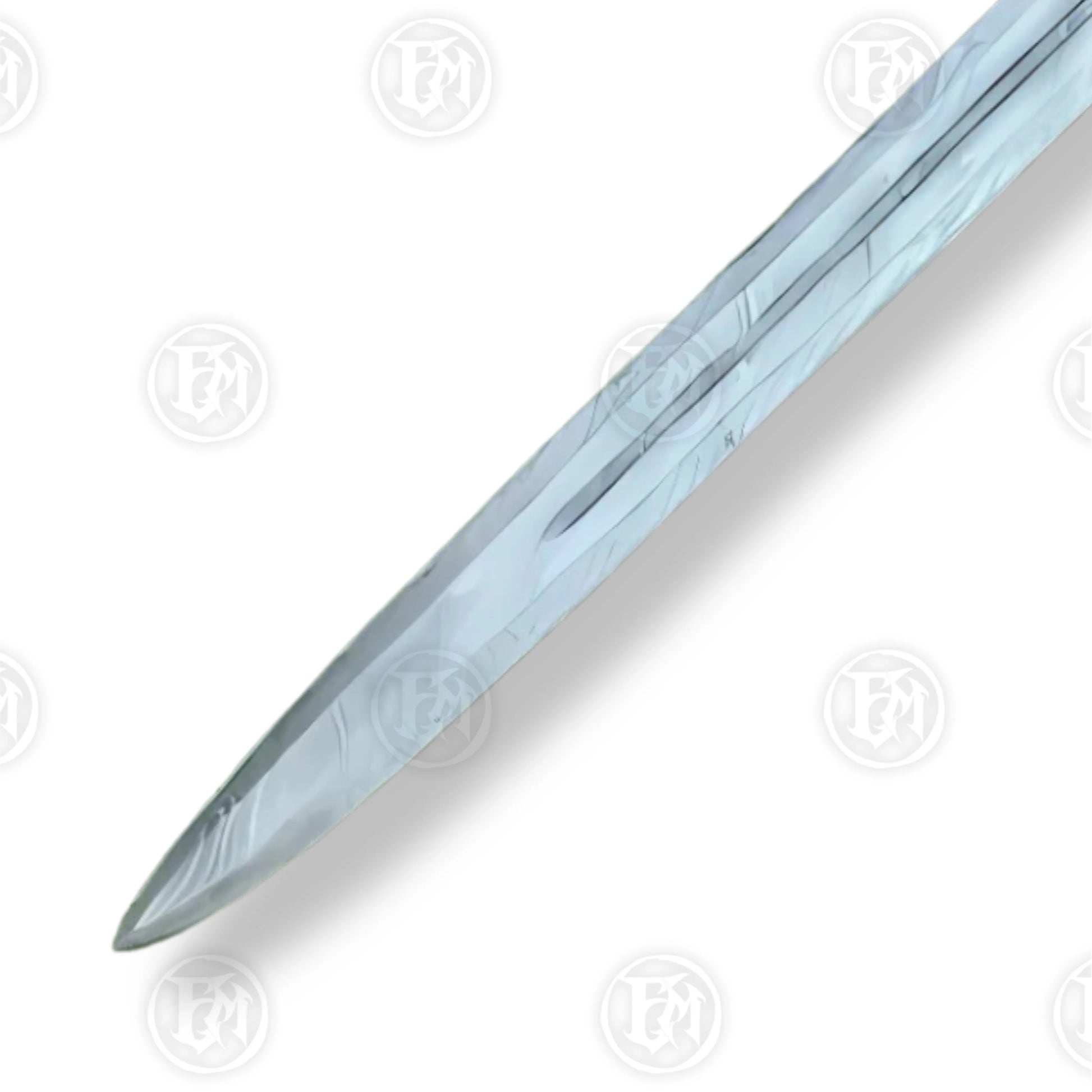 Premium Viking Heritage Damascus Sword Replica with Runic Scabbard