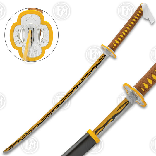 Zenitsu Thunder Flash Sword Demon Slayer Cosplay