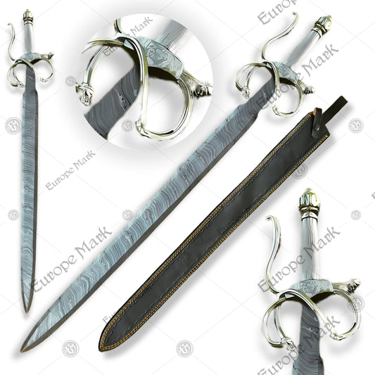 Zorro Rapier Damascus Sword Replica
